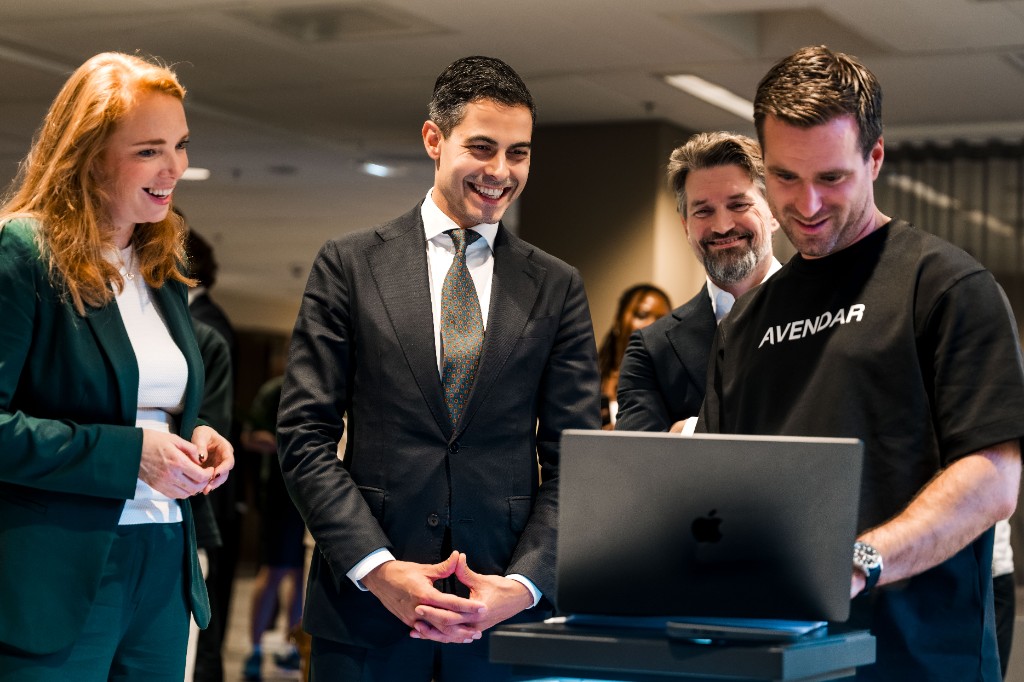 Avendar demonstrates Investigative Intelligence software to Prime Minister Rob Jetten